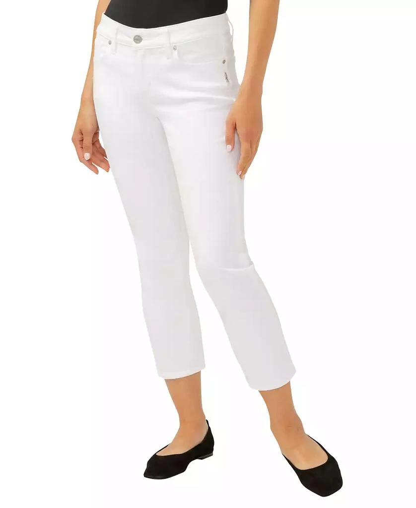 Silver Jeans Co. Women's Elyse Mid Rise Comfort Fit Capri Jeans 1