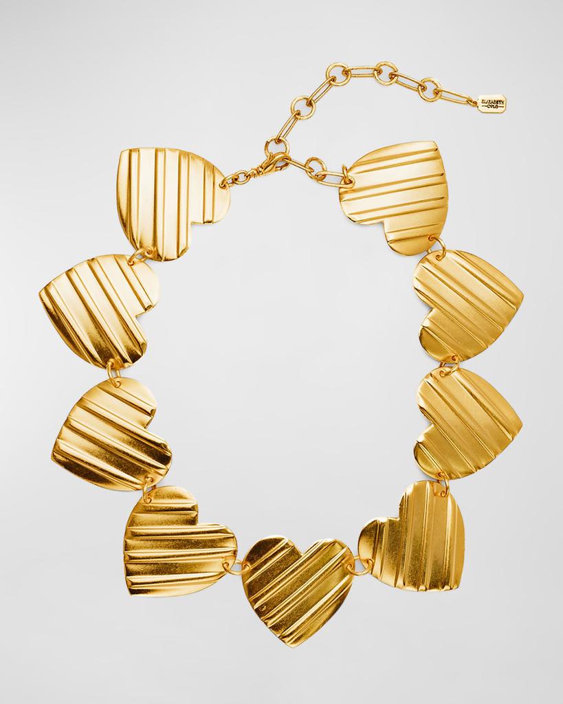 Elizabeth Cole Illiana Heart Necklace