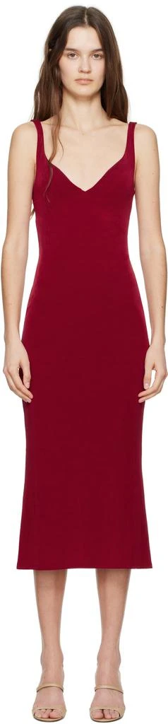 Mirror Palais Red Naomi Supermodel Midi Dress 1
