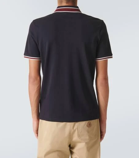 Moncler Logo cotton polo shirt 4