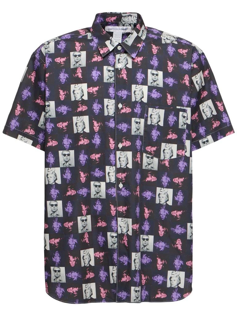 Comme des Garcons Andy Warhol Printed Cotton Poplin Shirt 1