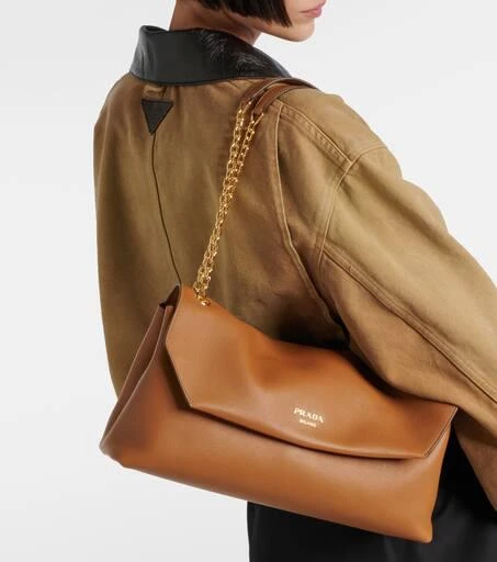 Prada Medium leather shoulder bag 2