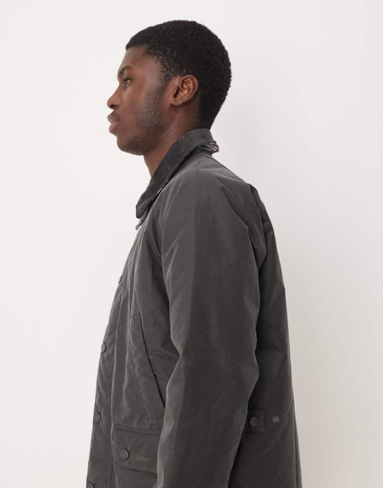 Barbour Barbour Ambleside wax jacket in grey/tartan tbc - GREY
