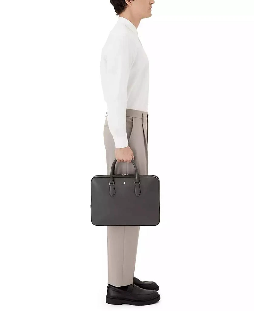 MontBlanc Sartorial Leather Briefcase Document Case 10