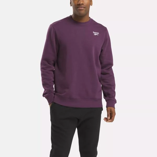 Reebok Reebok Identity Small Logo Fleece Crew Sweatshirt 1