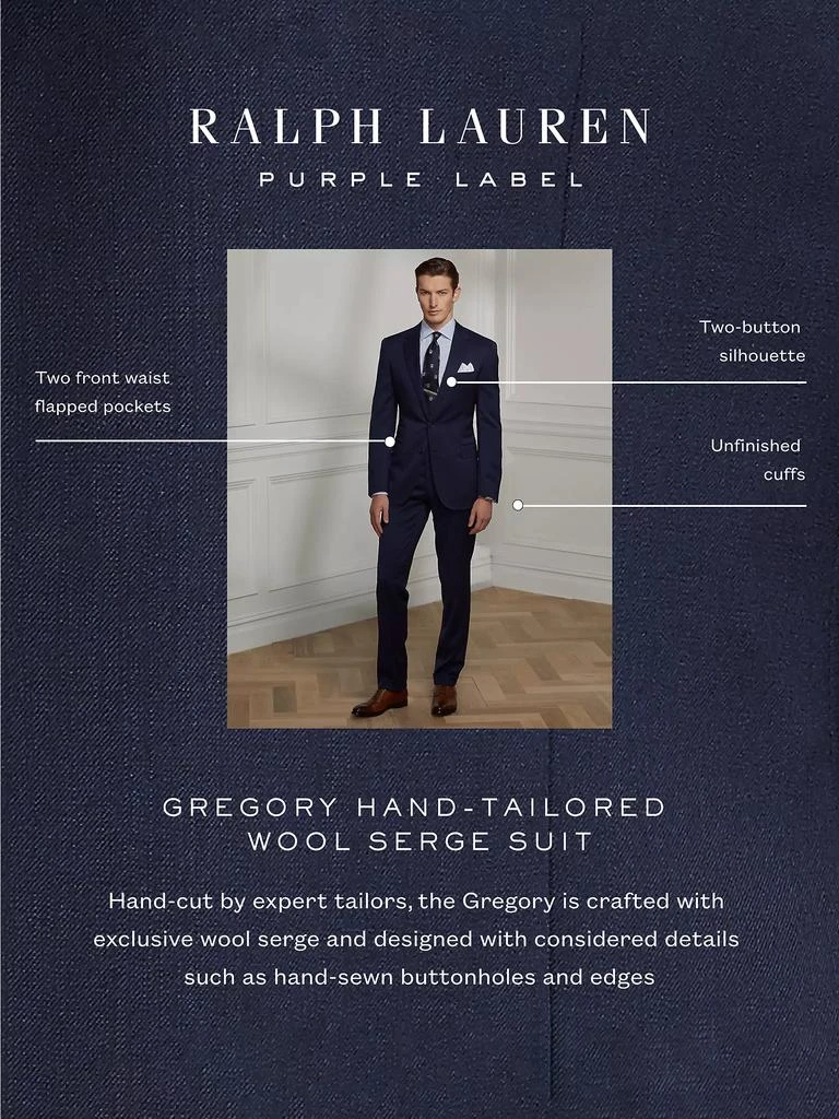 Ralph Lauren Gregory Hand-Tailored Wool Serge Suit 5