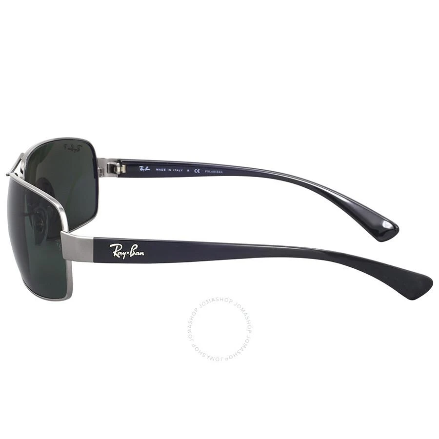 Ray-Ban Polarized Green Classic G-15 Rectangular Men's Sunglasses RB3379 004/58 64 3
