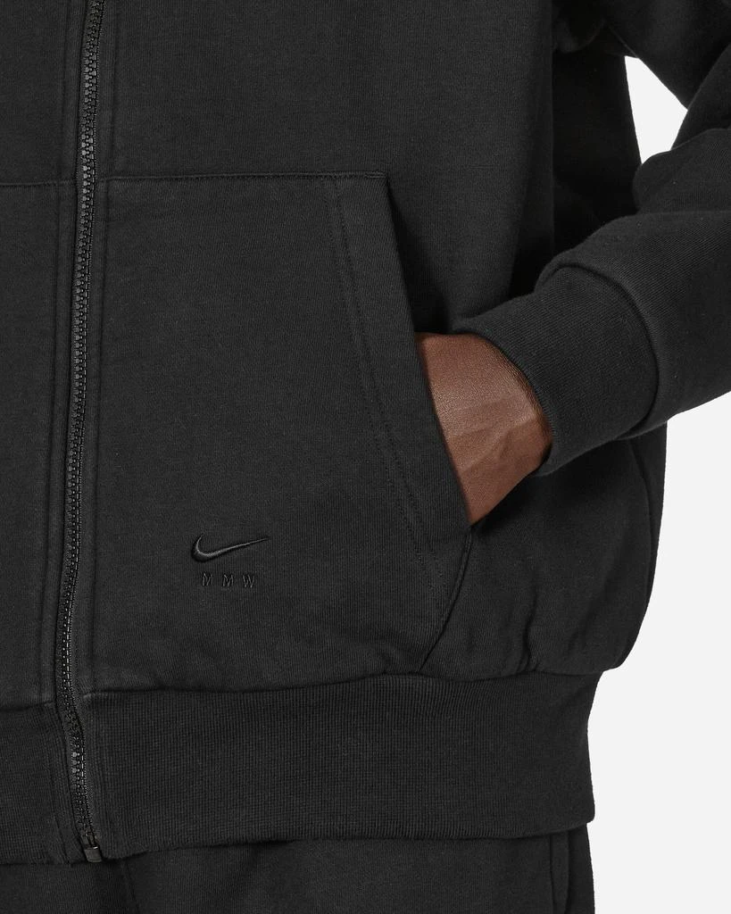 NIKE MMW Full-Zip Fleece Hoodie Black 6