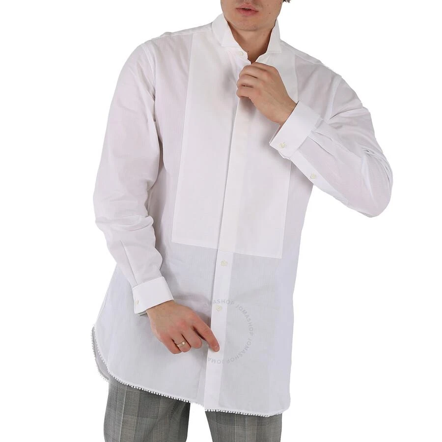 Burberry Men's Loxton Trim Fit Dress Shirt In White 1