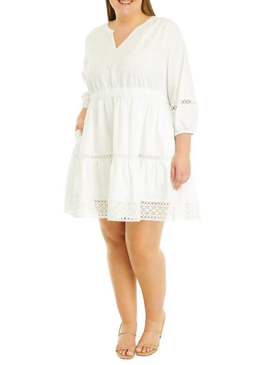 floral chiffon mini dress Joyce Yellow Lily Print Chiffon Mini Dress - US 12