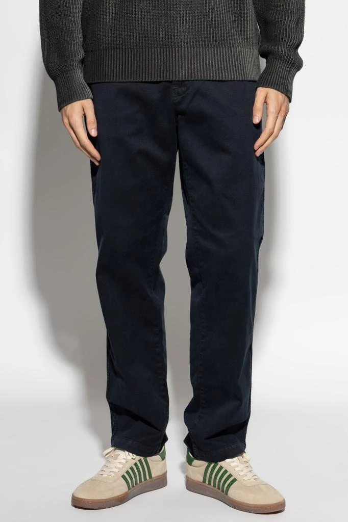 Stone Island Stone Island Compass Patch Straight-Leg Trousers 2
