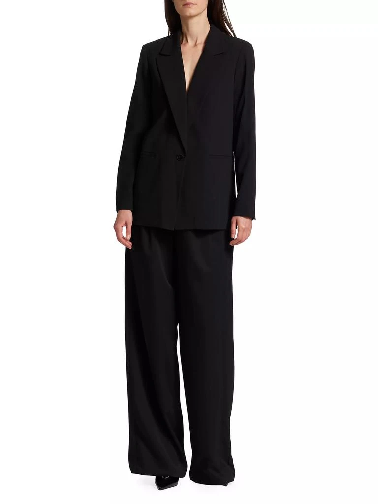 Alice + Olivia Denny Crepe Single-Button Blazer 2