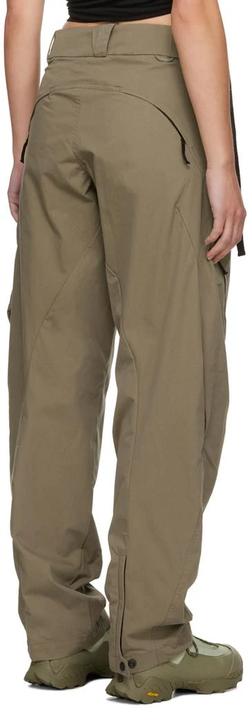 Hyein Seo Khaki Vented Trousers 3
