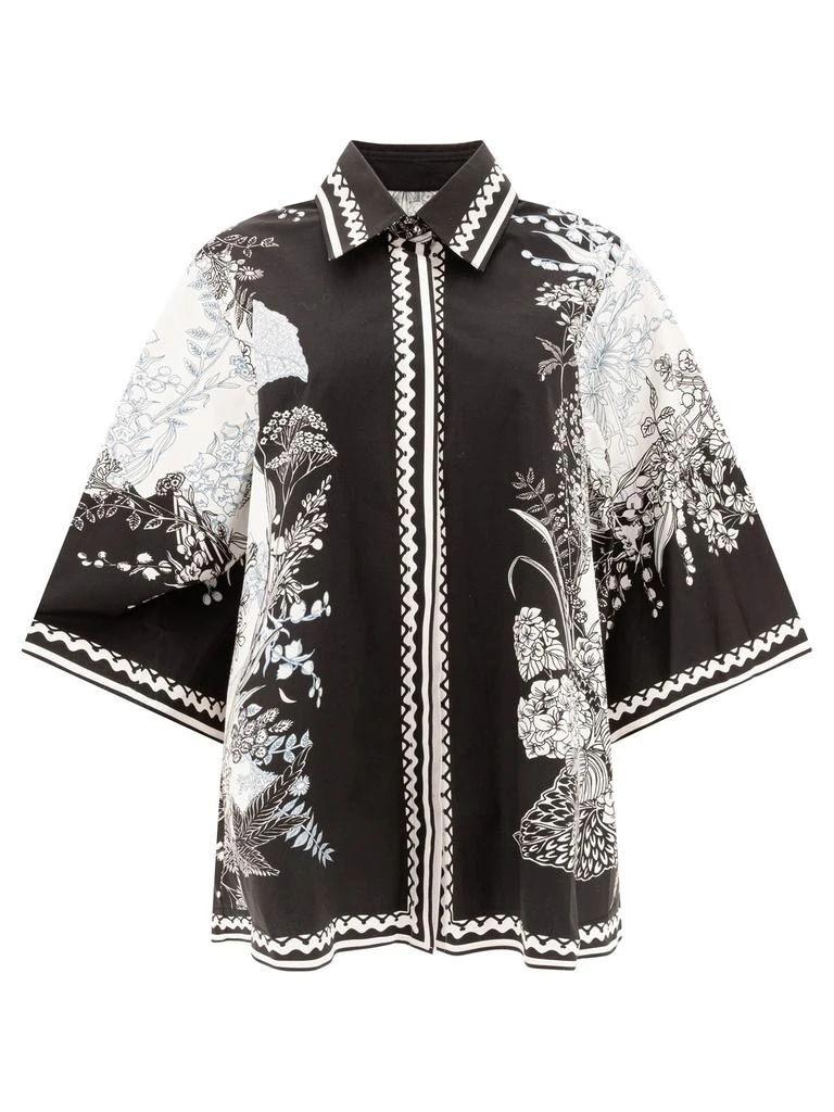 Elie Saab Elie Saab Graphic Printed Short Sleeved Shirt 1
