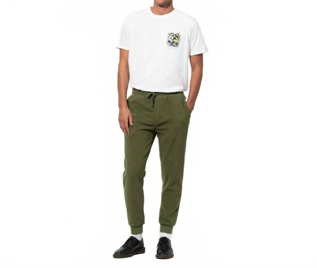 Banks Journal Primary Polar Fleece Pants In Dark Olive 1