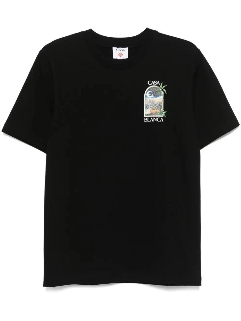 Casablanca LA NIGHT BLACK T-SHIRT 1