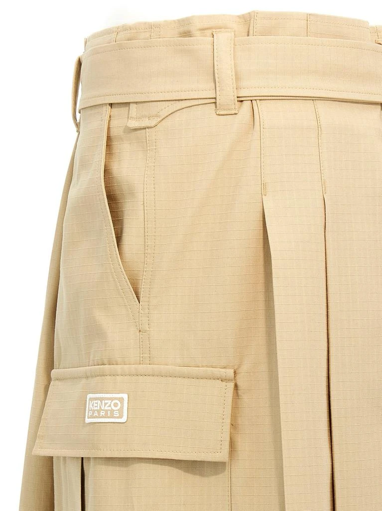 Kenzo Kenzo Cargo Long Ripstop Skirt 4