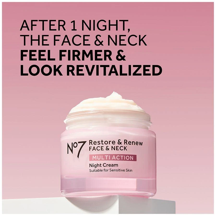 No7 Restore 
Renew Multi Action Face 
Neck Night Cream 2
