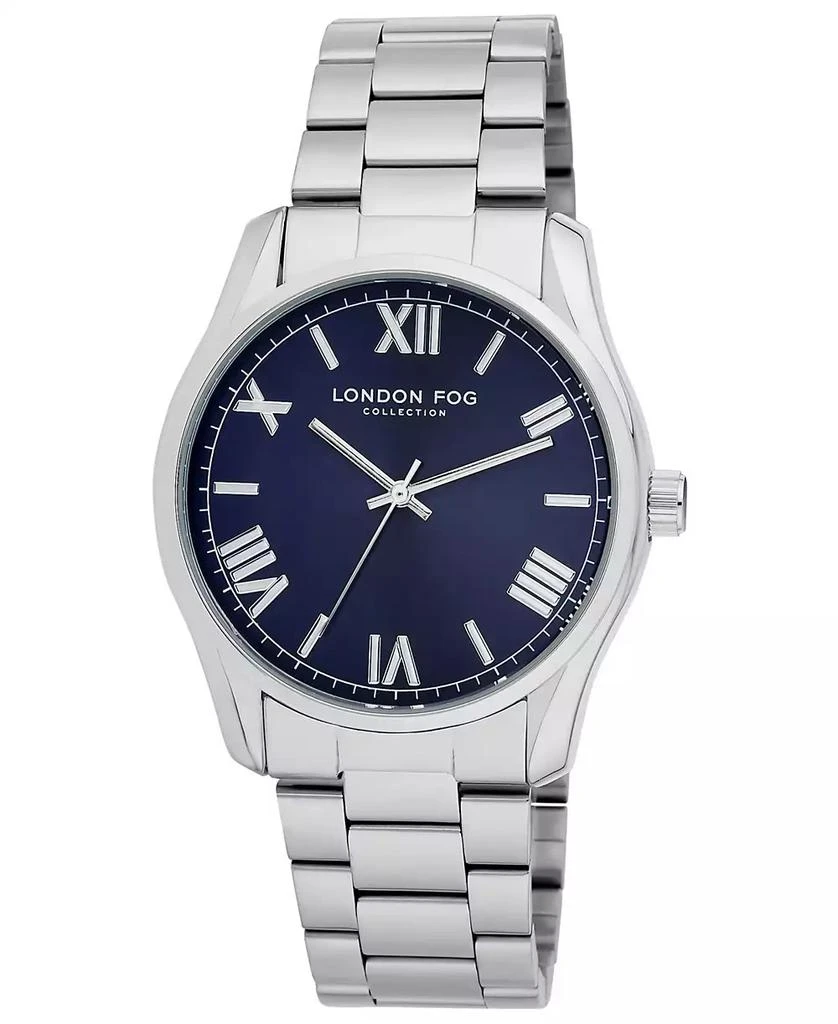 London Fog Women's Quartz Glasgow Silver-Tone Alloy Watch 1