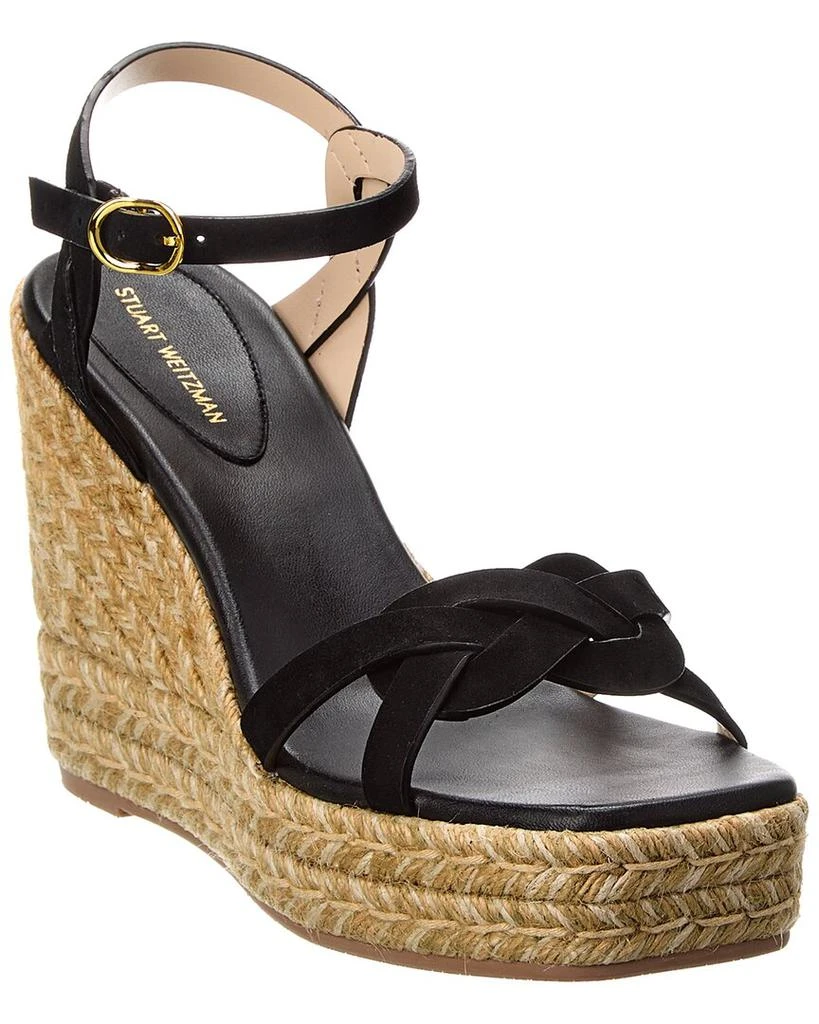 Stuart Weitzman Braida Max Suede Wedge Espadrille 1