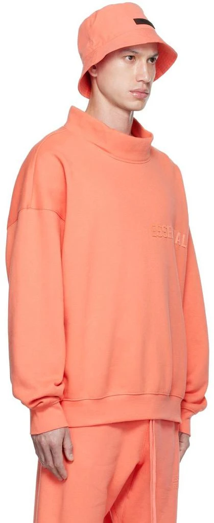 Essentials Pink Mock Neck Sweatshirt 2