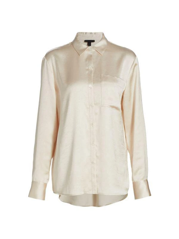 ATM Anthony Thomas Melillo Cracked Satin Shirt 6