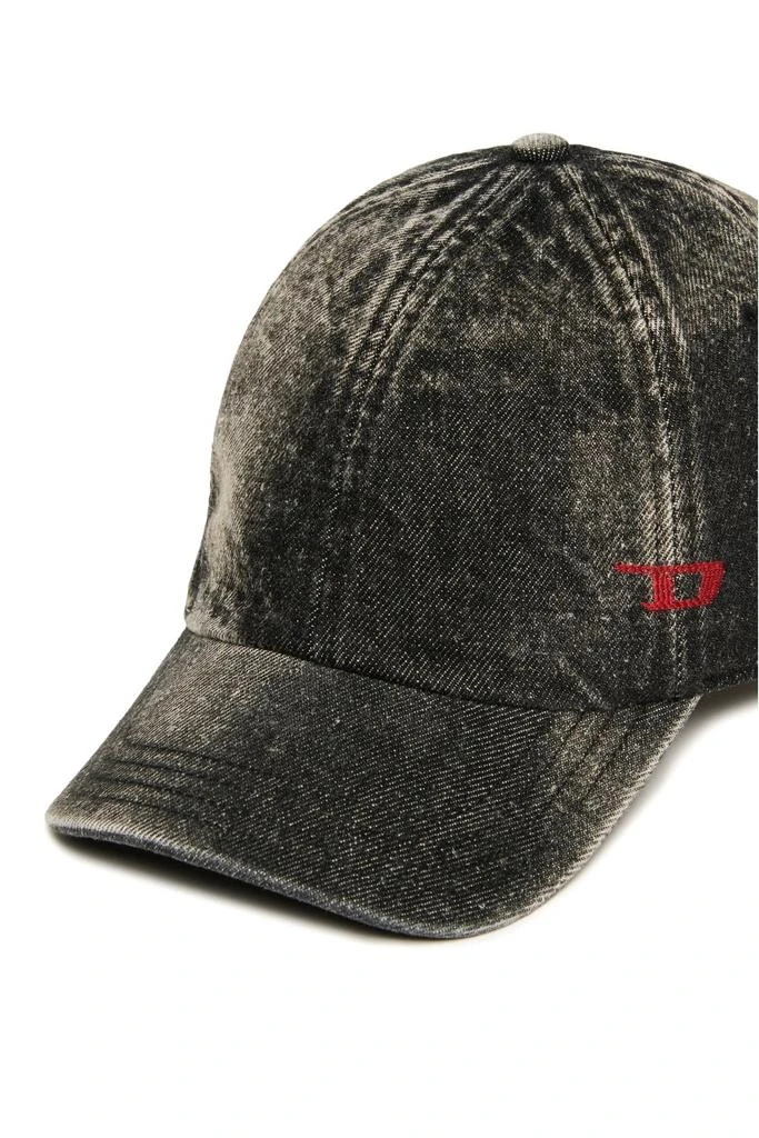 Diesel Kids Diesel Kids D-Logo Used-Effect Denim Baseball Cap 3