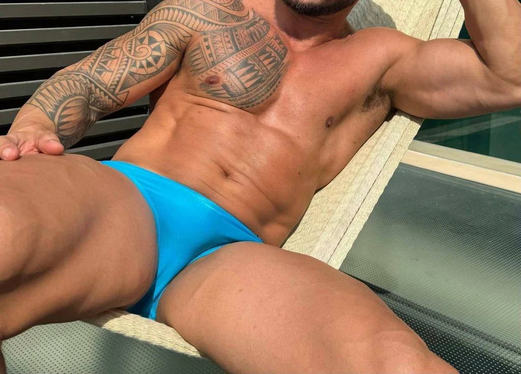 Abreu Clothing Abreu Clothing - Men's Slim Agua Azul Swim Brief 4