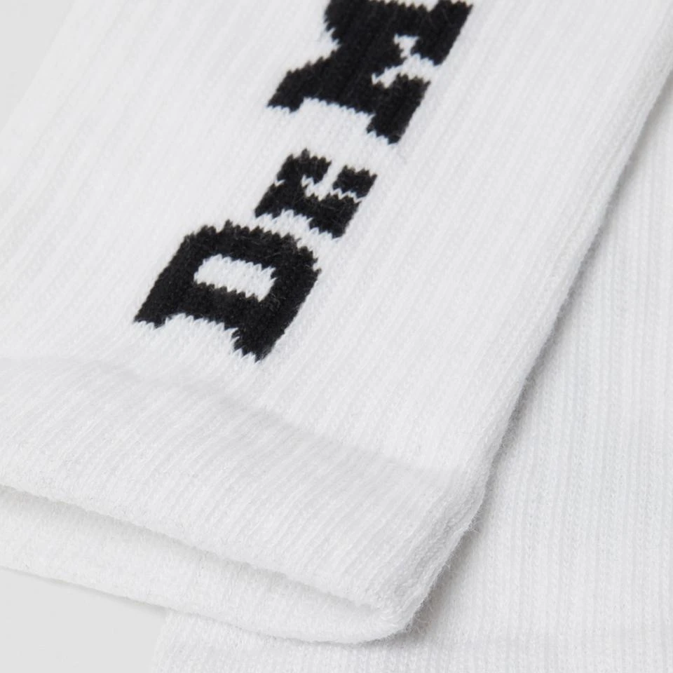 undefined DR. MARTENS VERTICAL LOGO SOCKS - WHITE 2