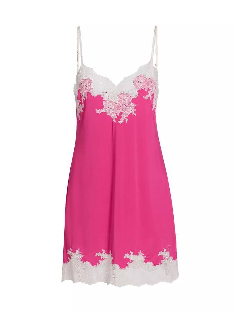 Natori Enchant Floral Lace-Trimmed Chemise