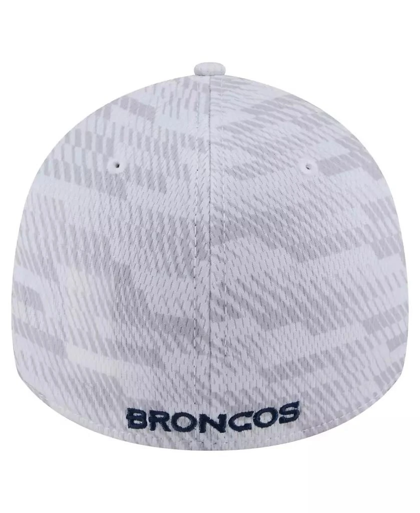 New Era Men's White Denver Broncos Gameday Graded 39THIRTY Flex Hat 4