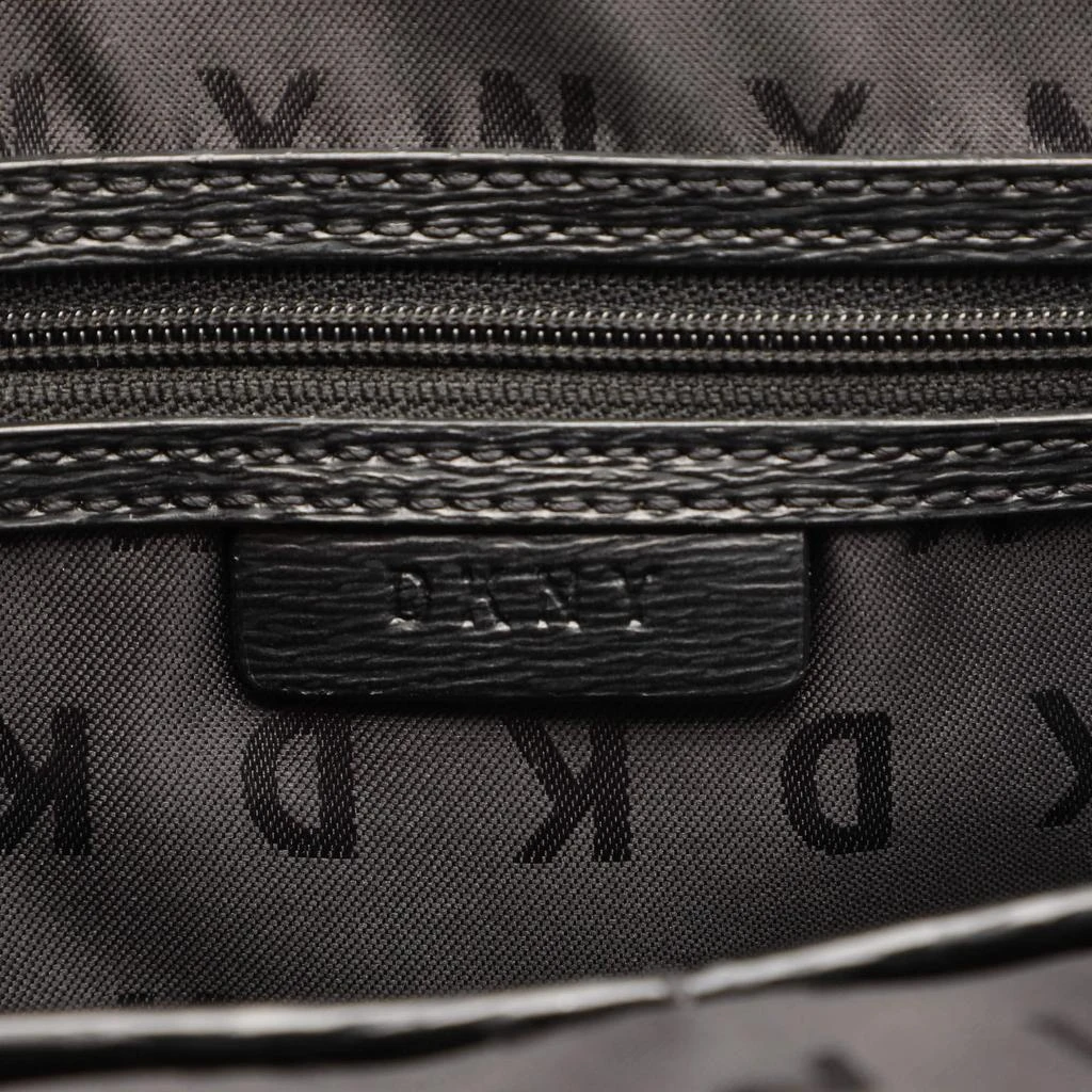 DKNY DKNY Black Leather Top Zip Crossbody Bag 12