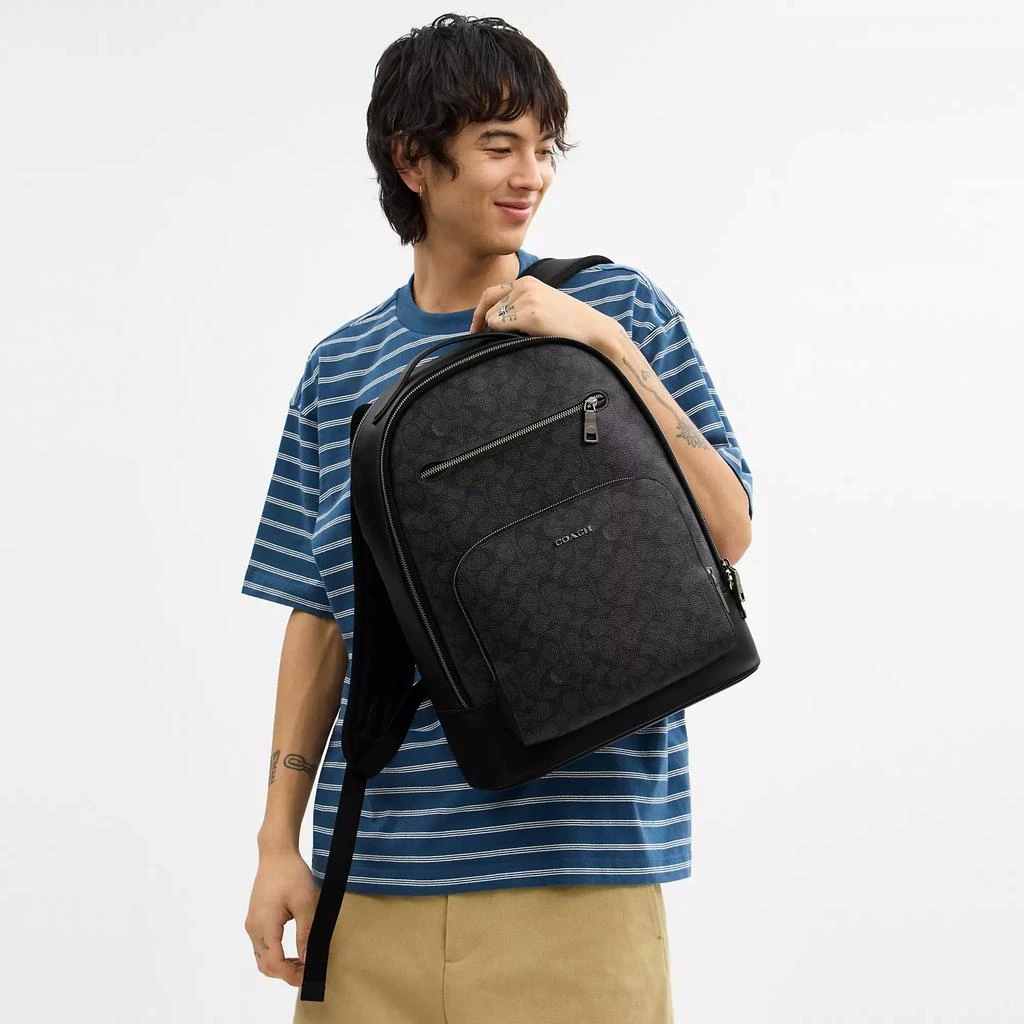 Coach Ethan Backpack In Signature Canvas 4