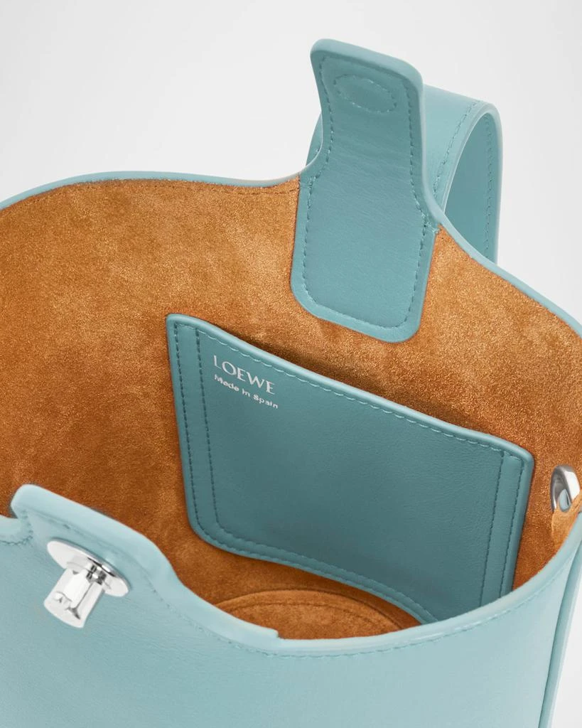 Loewe Mini Pebbled Leather Bucket Bag 4