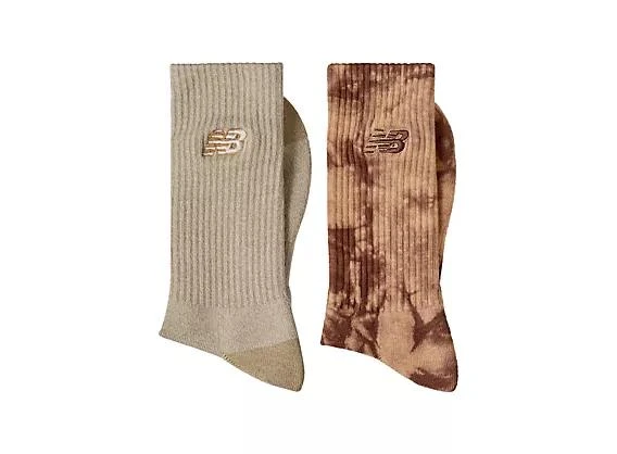 New Balance Lifestyle Tie Dye Midcalf Socks 2 Pack 2