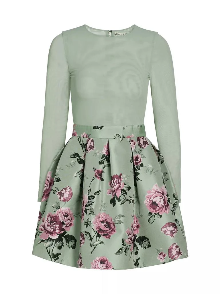 Alice + Olivia Chara Plt Party Minidress 1