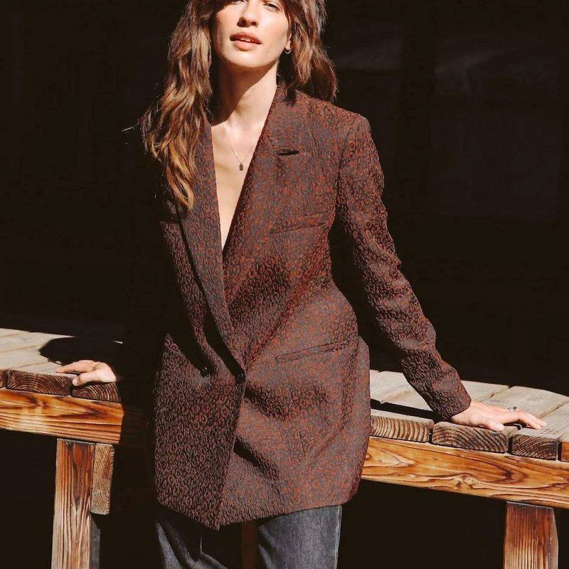 Hutch New York Rio Jacquard Jacket In Black Multi 2