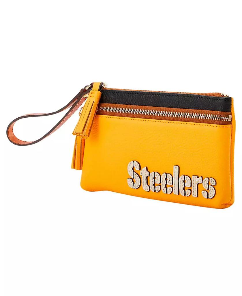 Dooney & Bourke Pittsburgh Steelers Infield Double-Zip Wristlet