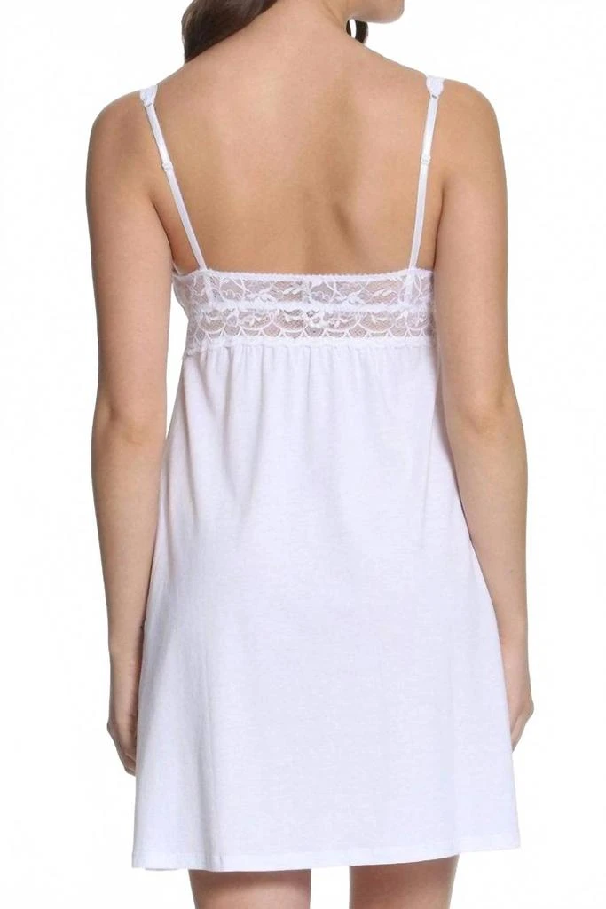 Twelve Eighty Eight Penelope Tank Chemise Dress In White 2
