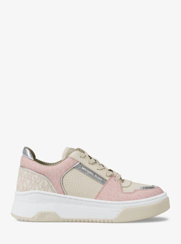 Michael Kors Lexi Mixed-Media Sneaker 2