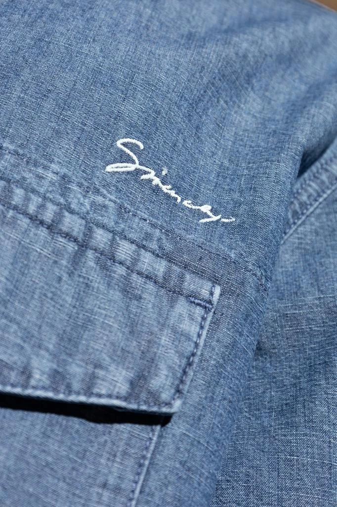 Givenchy Givenchy Logo Embroidered Short-Sleeve Shirt 4