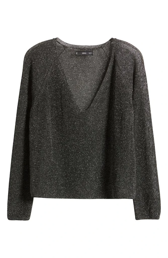 Mango Kling Jersey V-Neck Sweater 5