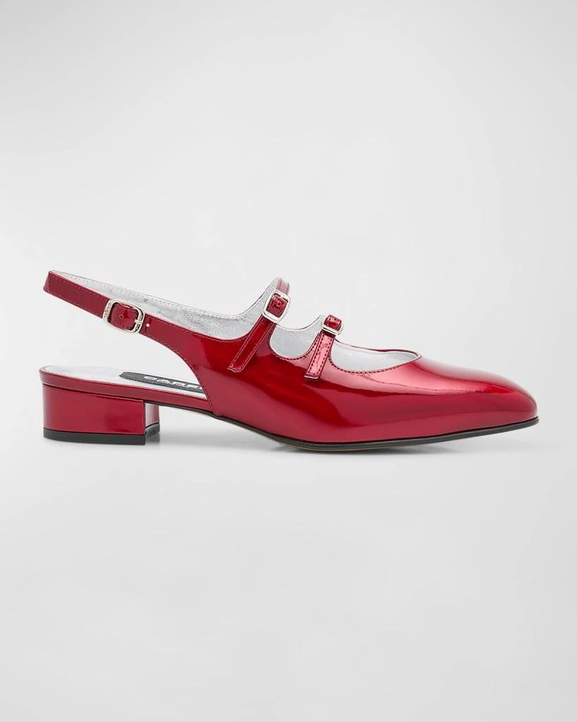 Carel Peche Patent Mary Jane Ballerina Flats 1
