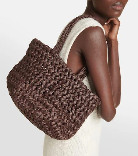The Row Estelle raffia tote bag 2