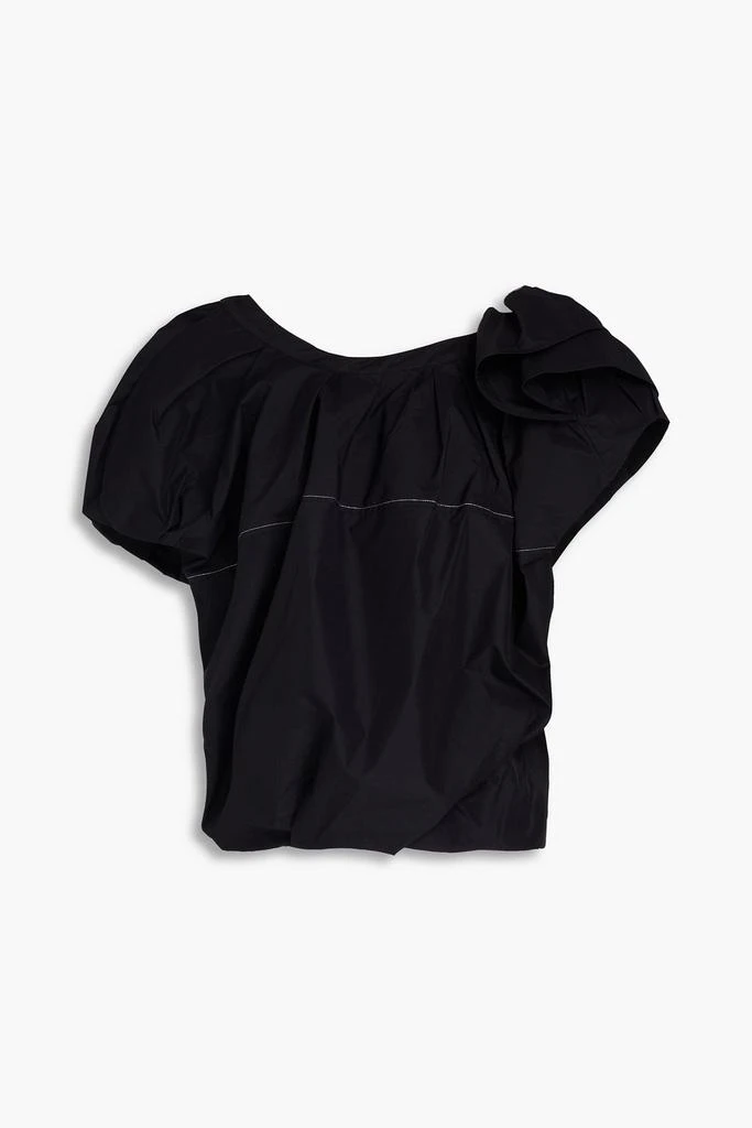 3.1 Phillip Lim One-shoulder ruffled cotton-blend poplin top 1
