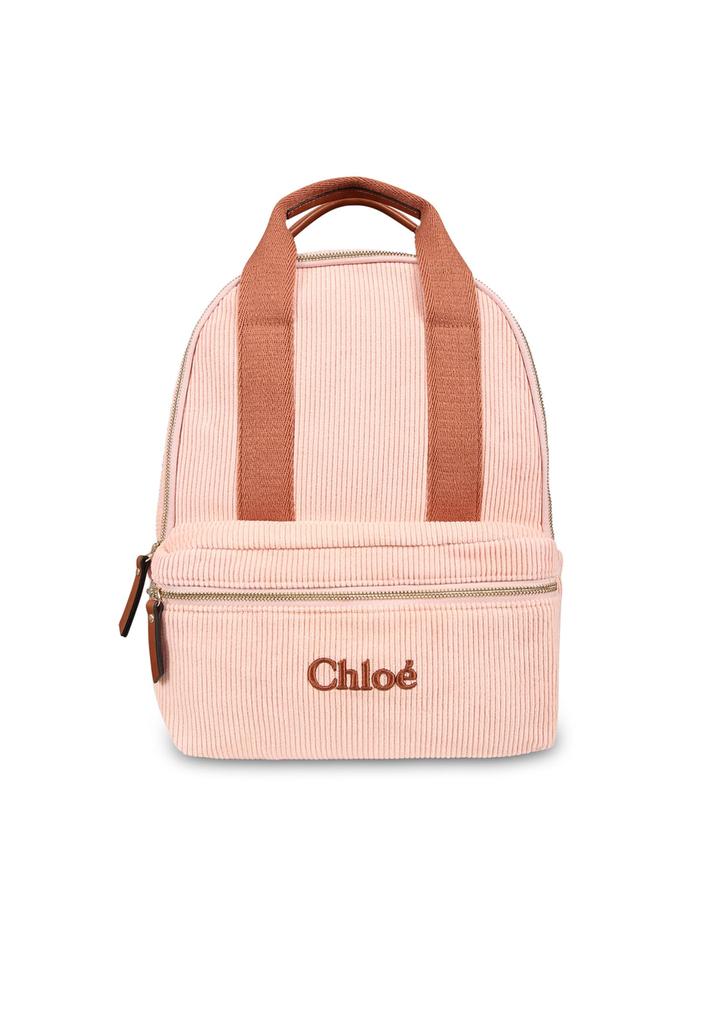 Chloé Pink Backpack For Girl With Logo
