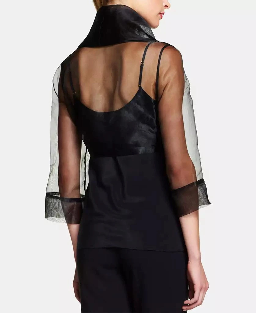 Adrianna Papell Organza Wrap Jacket 2