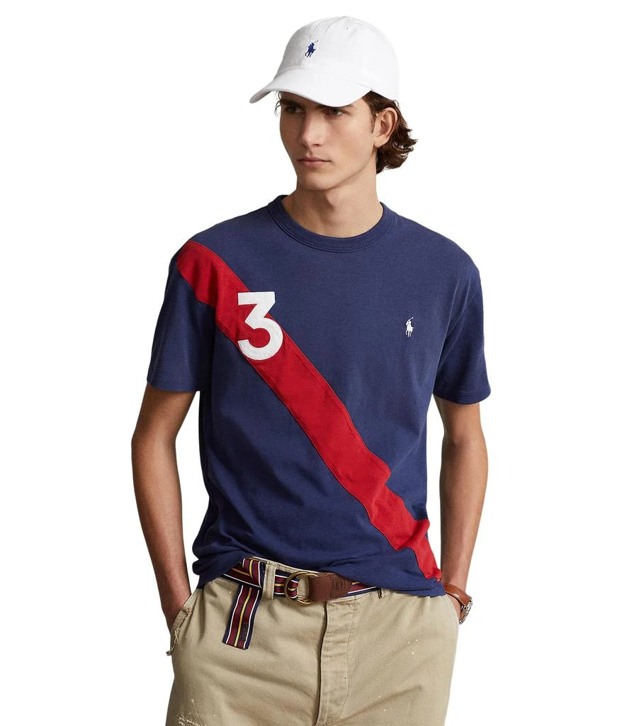 Polo Ralph Lauren Classic Fit Banner-Stripe Jersey T-Shirt 1