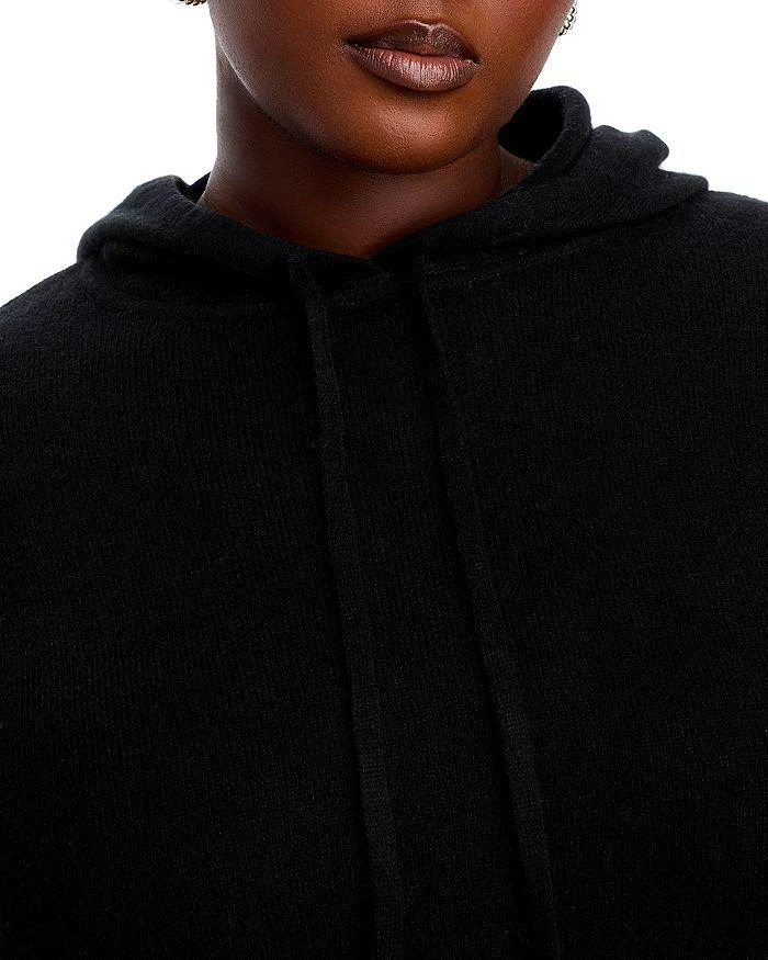 AQUA AQUA 100% Cashmere Star Sleeve Hoodie Sweater - Exclusive 11