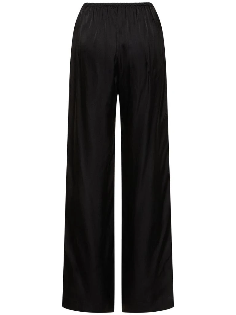 ANINE BING Aden Silk Blend Wide Pants 4